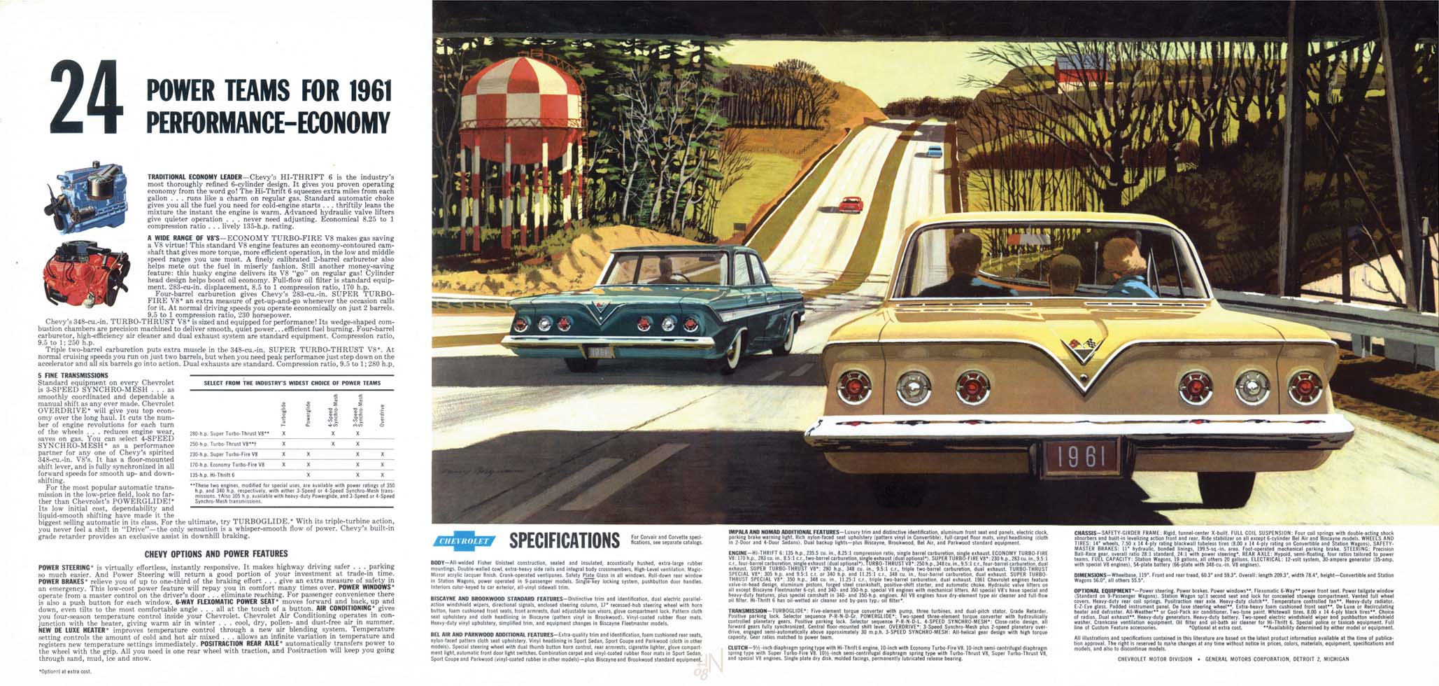 1961 Chevrolet Prestige Brochure Page 6